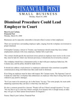 Dismissal Procedure Could Lead Employer to Court 
